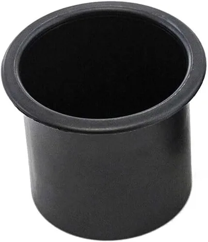 Miniatura 2 de Paquete de 3 soportes de repuesto para latas de bebidas empotradas de plástico, color negro, para barco, automóvil, caravana, caravana, remolque