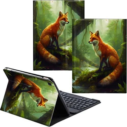 Miniatura 88 de Funda para Samsung Galaxy Tab S6 Lite 2022/2020 Teclado Inalámbrico Desmontable y Cubierta De Soporte De Cuero PU Funda Protectora Para Samsung