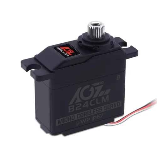 Miniatura 11 de AGFRC Servomotor de dirección RC Sub-Micro - Caja de metal mejorada con engranaje de titanio 0.072 seg de alta velocidad HV Mini servo para coche RC