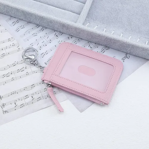 Miniatura 3 de G-Ahora Cartera de anime para mujeres y niñas, monedero de anime, tarjetero con cordón, Gatito C, Cartera novedosa
