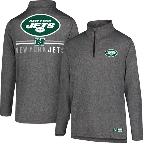 Miniatura 32 de Ultra Game Men's NFL Official Super Soft Quarter Zip Long Sleeve T-Shirt
