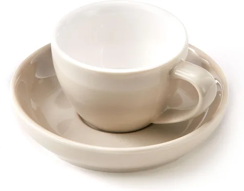 Miniatura 3 de Tazas y platillos de café expreso - Demitasse de 3 onzas para café, juego de 4, colores surtidos (moderno)