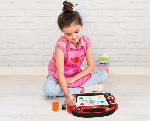 Miniatura 5 de Lexibook, Miraculous Ladybug Cat Noir, tablero de dibujo magnético mágico multicolor, juguete creativo artístico para niñas y niños, lápiz magnético