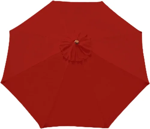 Miniatura 18 de ABCCANOPY - Sombrilla de repuesto para exteriores de 9 pies, apta para patio, con 8 varillas, color caqui