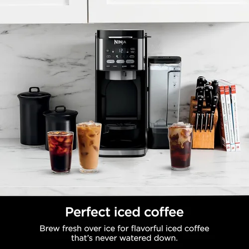 Miniatura 13 de Ninja Cafetera de goteo Máquina de café DualBrew Pro caliente y helada Uso con cápsulas de café K-Cup 3 estilos de preparación