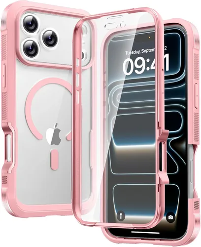 Miniatura 27 de Diaclara - Funda compatible con iPhone 11, carcasa resistente de cuerpo completo con protector de pantalla integrado sensible al tacto y Transparente