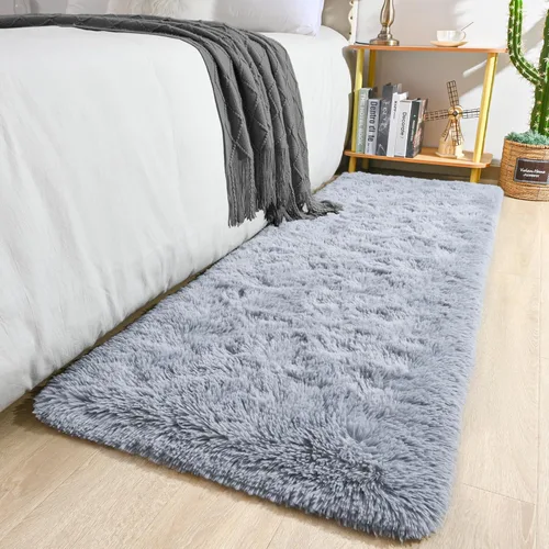Miniatura 15 de Keeko Alfombras Esponjosas para Sala de Estar y Dormitorio, Alfombra Suave de Felpa para Junto a la Cama, Alfombra Grande Moderna para Interiores