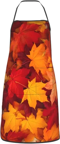 Miniatura 13 de Delantal impermeable floral arcoíris con bolsillos grandes para regalo de cocina