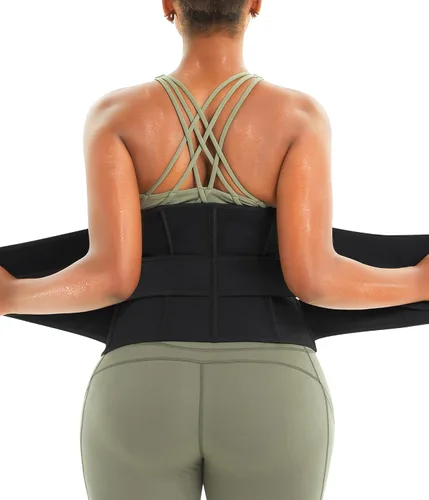 Miniatura 2 de Eleady Cinturón reductor de cintura para mujer, corsé adelgazante, moldeador de cuerpo, faja para sauna, banda de sudor, entrenamiento, fajas