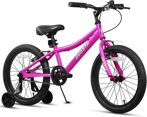 Miniatura 16 de AVASTA Bilbo - Bicicleta infantil de 18 20 pulgadas para niños y niñas de 5 a 10 años, estilo retro, de acero de alto carbono, con manillar