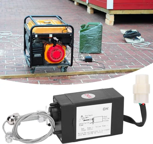 Miniatura 7 de Válvula solenoide de flameout XHQ PT Disel Motor Electroválvula regulador normalmente abierto con interruptor incorporado Válvula de carrera