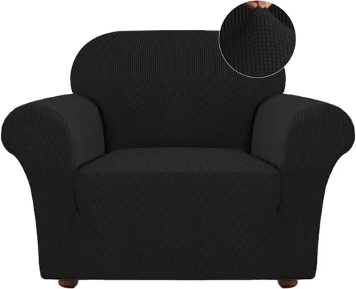 Miniatura 38 de Turquoize Funda elástica para silla reclinable, funda para sofá reclinable, funda de sofá de 1 pieza con bolsillo lateral, funda protectora