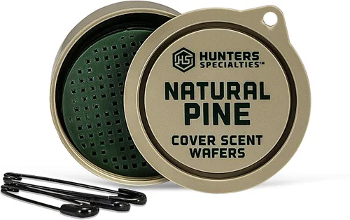 Miniatura 4 de Hunters Specialties Obleas de aroma duradero para cobertura de caza - 3 obleas por paquete, 3 pines de seguridad incluidos