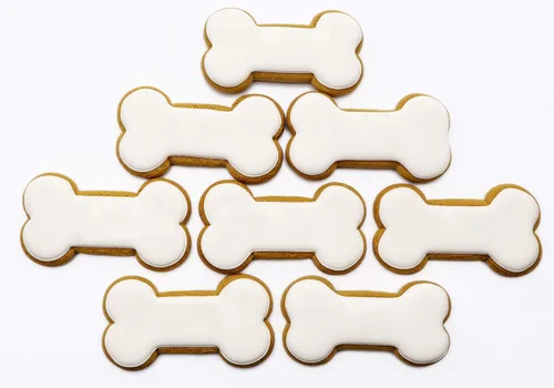 Miniatura 6 de Fox Run Juego de cortadores de galletas de hueso de perro, acero inoxidable, 3 piezas