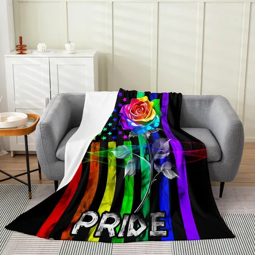 Miniatura 15 de Erosebridal Manta de hojas para niños, niñas y hombres, manta de forro polar colorida, manta de cama de hojas de mandala bohemio, 30 x 40 pulgadas