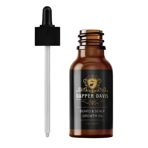 Aceite para barba para hombres y cuidado del cuero cabelludo, mezcla de aceite de aguacate, jojoba y romero, acondicionador de barba para suavizar,