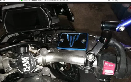 Miniatura 6 de Tapa de aceite para depósito de líquido de frenos delanteros compatible con Yamaha MT07 MT-07 FZ07 FZ-07 MT-09 MT09 FZ-09 FZ09 FJ09 MT-10 MT10 FZ10