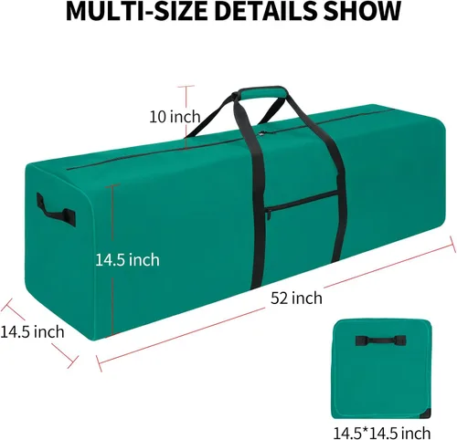 Miniatura 7 de Bolsa de viaje extra grande para equipo deportivo con cremalleras bloqueables de 2 vías, Verde, Xxl Sport Gear Bolsa de almacenamiento para equipos