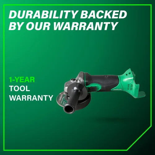 Miniatura 12 de Metabo HPT Kit de amoladora angular de potencia con interruptor deslizante multivoltios de 18 V, herramienta eléctrica de motor de alto par
