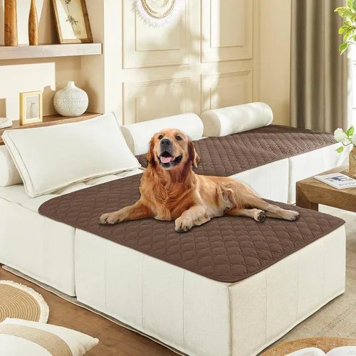 Miniatura 27 de gogobunny Manta 100% Impermeable de Doble Cara para Perros, Cubierta Suave para Cama de Mascotas, Reversible, Protege Muebles, Sillón, Sofá, Coche