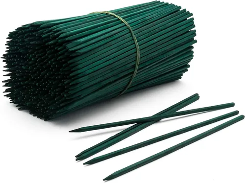 Miniatura 8 de Royal Imports Estaca para plantas de madera verde, púas florales, letreros de madera para jardín (aproximadamente 100 piezas) - 4 pulgadas
