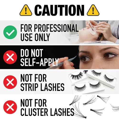 Miniatura 2 de BL Lashes Ultra Plus - Pegamento de extensión de pestañas extra fuerte, secado de 2 a 3 segundos, gran retención de 7 semanas, adhesivo negro, larga