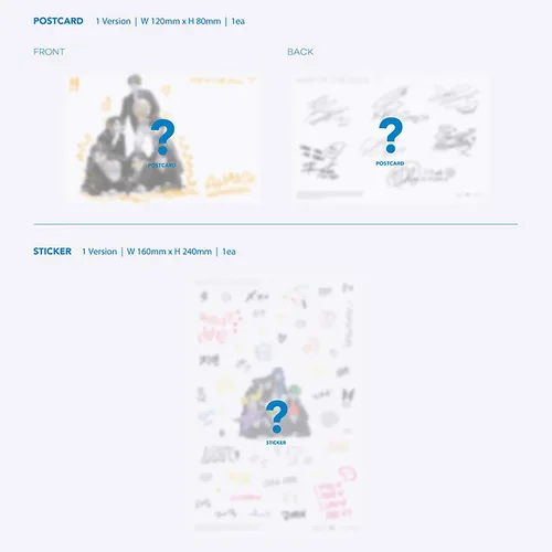 Miniatura 6 de BTS Album - MAP OF SOUL : 7 [ 1 ver. ] Package + Photo Book + Lyric Book + CD + Mini Book + Photo Card + PostCard + Sticker + Coloring Paper