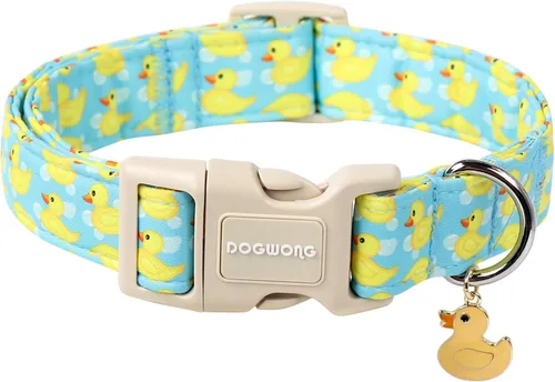 Miniatura 24 de DOGWONG Collar de Algodón Navideño para Perro, Collar de Perro Rojo de Papá Noel, Collares Duraderos para Mascotas de Fiestas Navideñas, Lindo Rojo