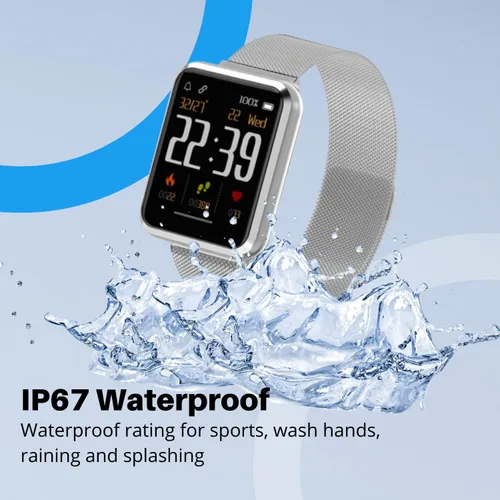 Miniatura 8 de Bean Information Technology Emerge S3 Silver Smartwatch para iOS y Android