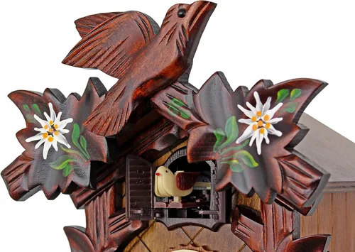 Miniatura 4 de Reloj Cuco Cuarzo - Flores Alpinas AH 40/8 QM