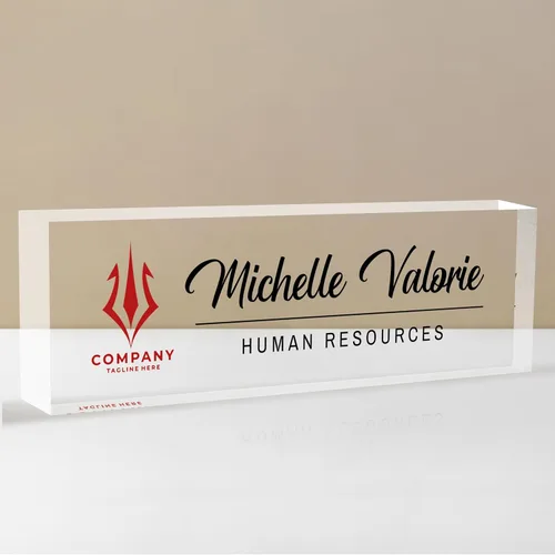 Miniatura 20 de Placa de nombre personalizada para escritorio, placa de nombre de escritorio personalizada, placa de nombre acrílica, accesorios de escritorio