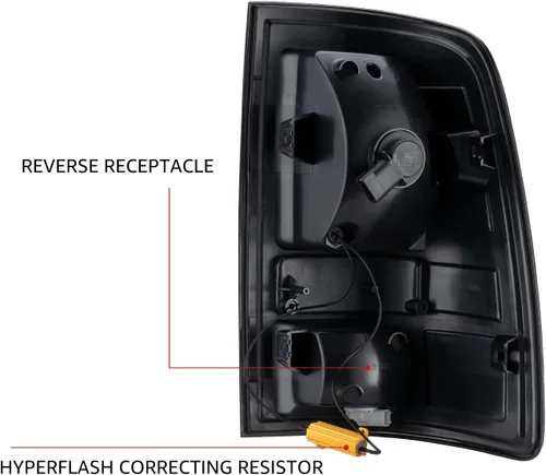 Miniatura 3 de HAKA TOUGH Conjunto de luces traseras LED para Dodge Ram 1500 2009-2018 Dodge Ram 2500/3500 2010-2018 2010-2018 luces traseras ahumadas negras