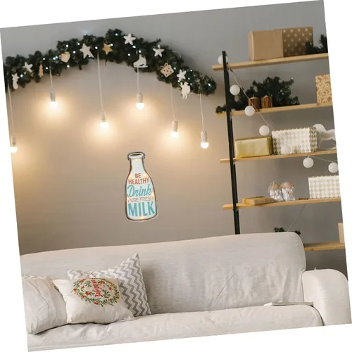 Miniatura 5 de OSALADI 1 pieza de luces decorativas delicado colgante de pared restaurante colgante decoración artesanal brillante escena de pared colgante