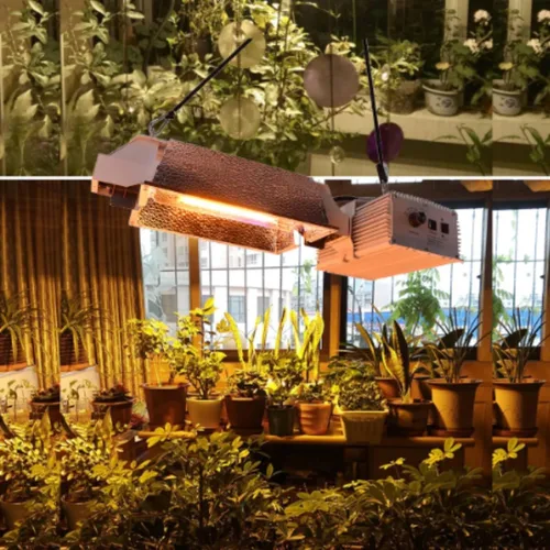 Miniatura 6 de Raylux - Kit de sistema de luz de crecimiento con puerto controlador, 1000 W DE doble extremo HID, reflector de estilo abierto con balasto digital