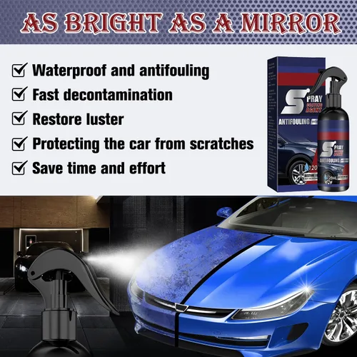 Miniatura 2 de Rayhong - Agente de renovación de revestimiento multifuncional, 3 en 1 aerosol de revestimiento de cerámica para automóvil, agente de renovación