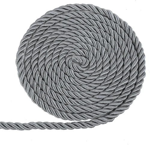 Miniatura 25 de BEL AVENIR Cuerda trenzada de 0.236 in y 16 yardas, cuerda decorativa de nailon hecha a mano para costura, manualidades, tapicería, decoración
