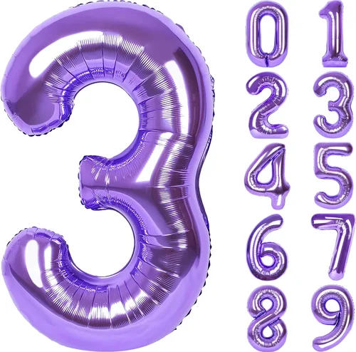 Miniatura 40 de SINBEE Globo dorado del número 10, papel de aluminio Mylar de 40 pulgadas, decoración de fiesta reutilizable para cumpleaños, aniversario, Oro