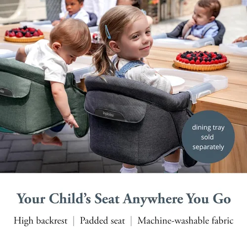 Miniatura 10 de Inglesina Silla de Mesa Rápida, Negro - Silla Alta Portátil para Bebés - para Bebés y Niños Pequeños hasta 37 libras - Diseño Plegable - Se Adapta a