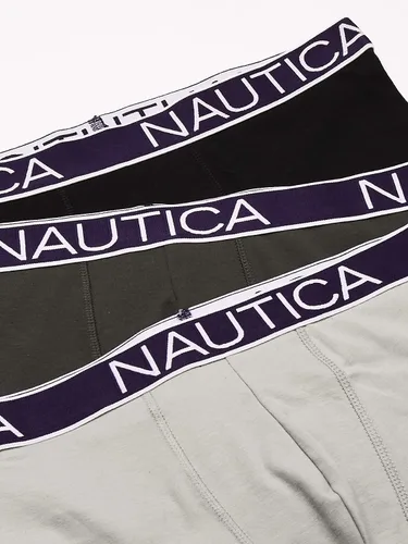 Miniatura 2 de Nautica - Calzoncillos clásicos de algodón elástico para hombre, pack de 3