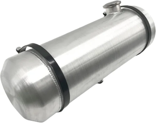 Miniatura 14 de JSD tanque de combustible de celda de gas de aluminio de 5 galones con llenado final en el extremo + soporte, de 8" x 24" de diámetro, redondo, 1/4