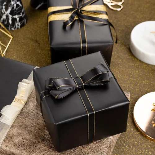 Miniatura 3 de Garbendy Rollo de Papel de Regalo - Papel de Color Sólido con Brillo Perlado, Perfecto para Bodas, Día de San Valentín, Cumpleaños, Navidad, Baby