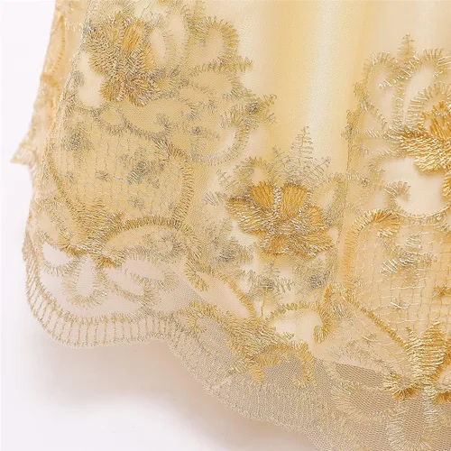 Miniatura 7 de NNJXD Vestido de princesa para bebé, con flores, para cumpleaños, bodas, fiestas