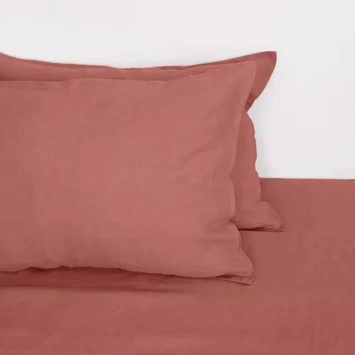 Miniatura 6 de Linen World - Juego de 2 fundas de almohada de lino, 20 x 30 pulgadas, tamaño estándar/Queen, fundas de almohada 100% lino natural francés, fundas