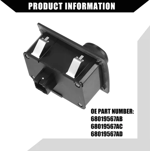 Miniatura 7 de No.68019567AC - Interruptor delantero para faros delanteros de automóvil para Chrysler 300 para Dodge Charger 2006-2010, interruptor de faros