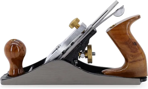 Miniatura 4 de EXXO No.4 Jack Bench Hand Plane Plano de 9 pulgadas - Cortador de 2 pulgadas Cepilladora manual y de borde ajustable Suavizado de madera