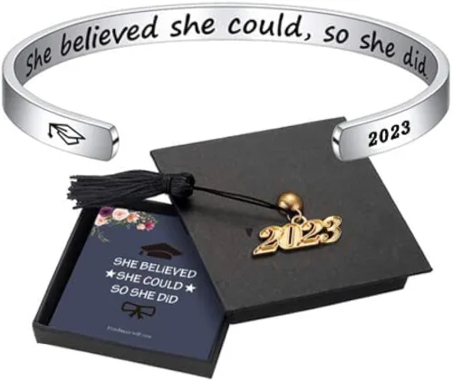 M MOOHAM - Regalos de graduación para ella, él 2022, pulseras de graduación inspiradoras en clase de 2022, regalos de graduación de la escuela