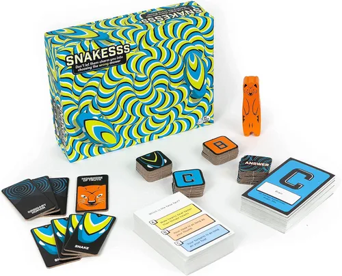 Miniatura 6 de Snakesss: Un juego de deducción social escurridizo para familias y adultos, perfecto para la noche