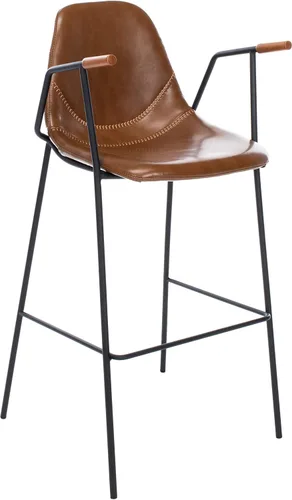 Miniatura 11 de Safavieh Home Collection Tanner Taburete de bar gris ceniza Mid-Century