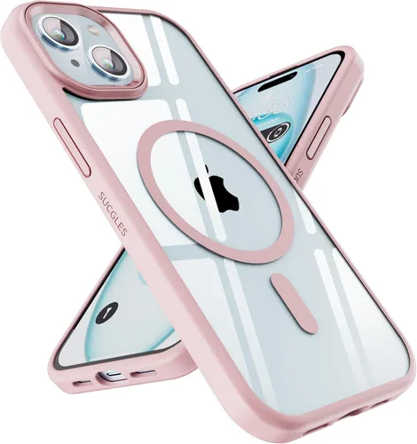 Miniatura 23 de SUCGLES Funda para iPhone 13 Pro Max con MagSafe, imán ultra fuerte N56, protección contra caídas de 12 pies, antiamarilleo, funda magnética