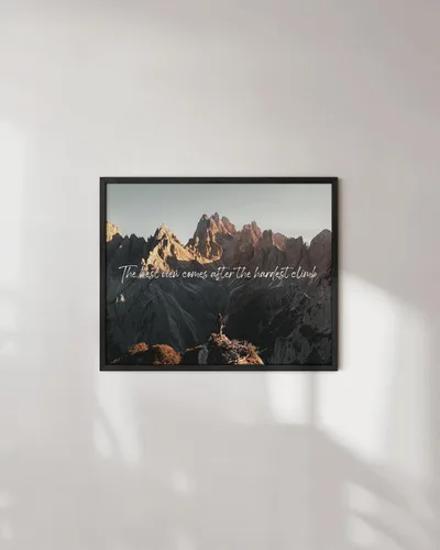 Miniatura 5 de HAUS AND HUES Obra de arte inspiradora – Impresiones inspiradoras, pósteres de mentalidad de crecimiento, impresión artística motivacional